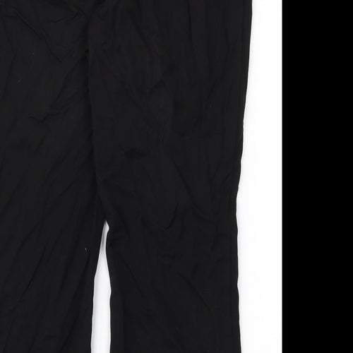 Preworn Womens Black   Trousers  Size 40 L26 in