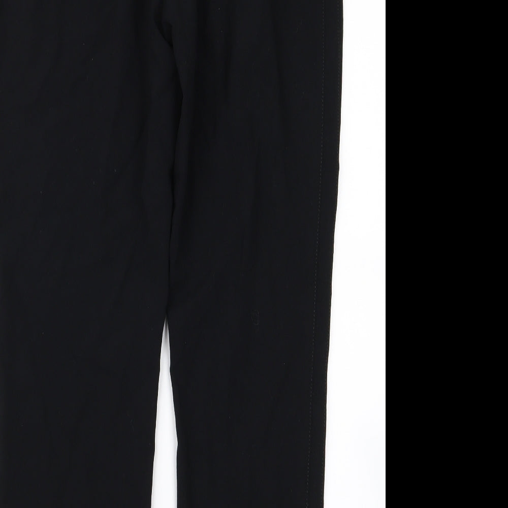 m&s Womens Black   Trousers  Size 12 L26 in