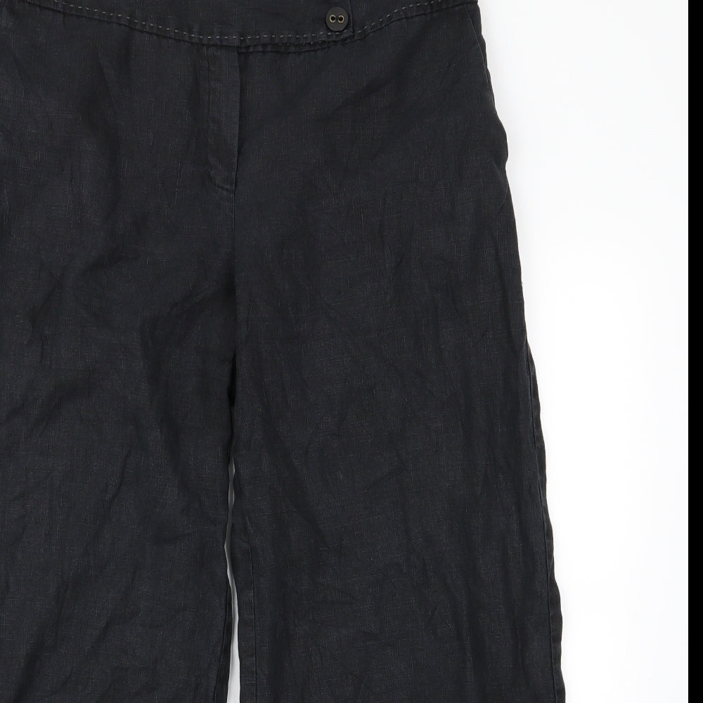 m&s Womens Black   Trousers  Size 14 L24 in