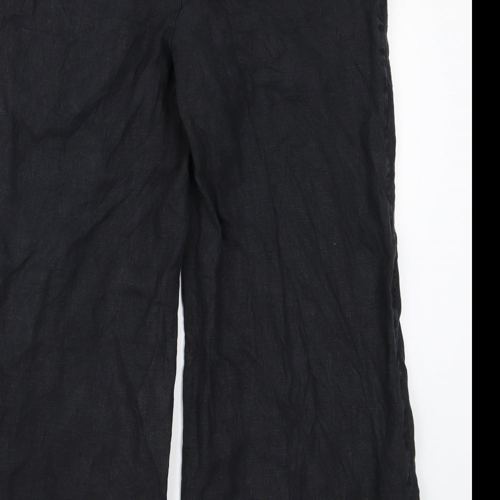 m&s Womens Black   Trousers  Size 14 L24 in