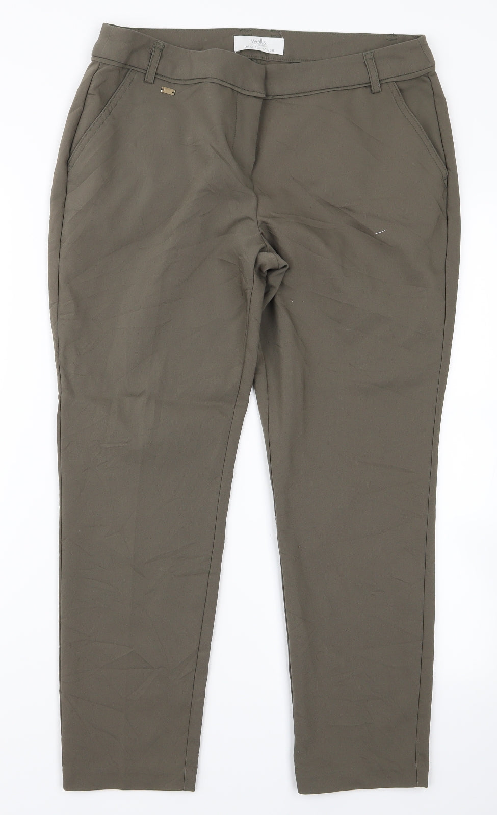 Wallis Womens Brown   Trousers  Size 12 L25 in