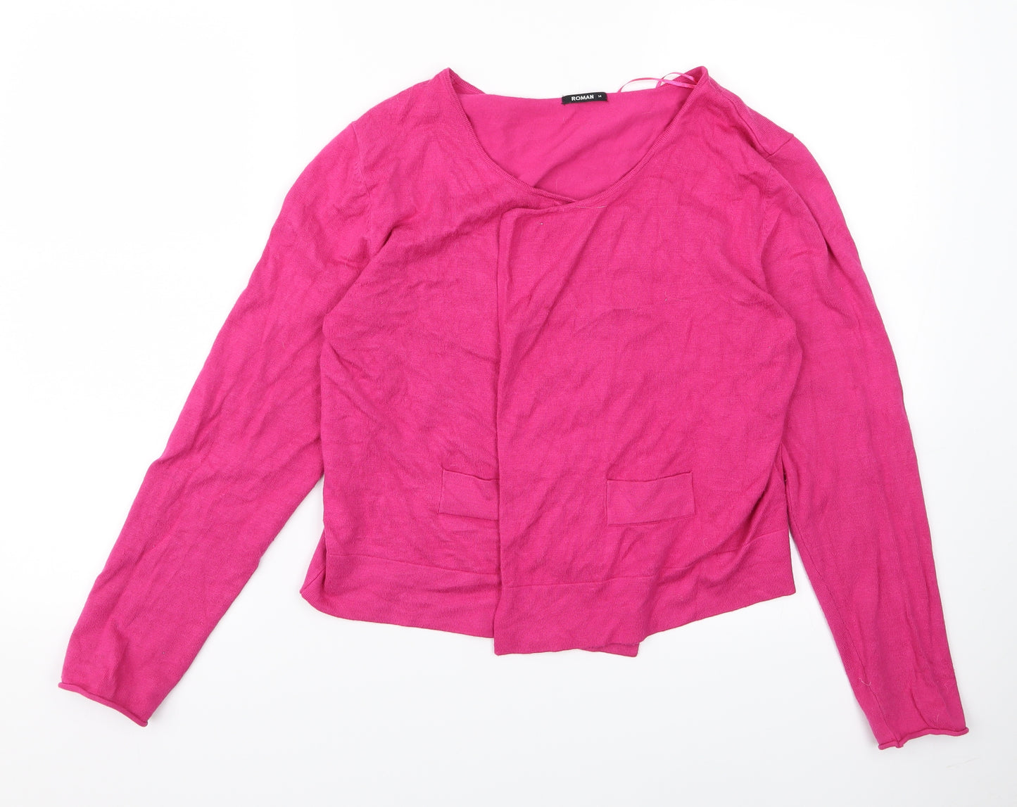 Roman Womens Pink   Cardigan Jumper Size 10