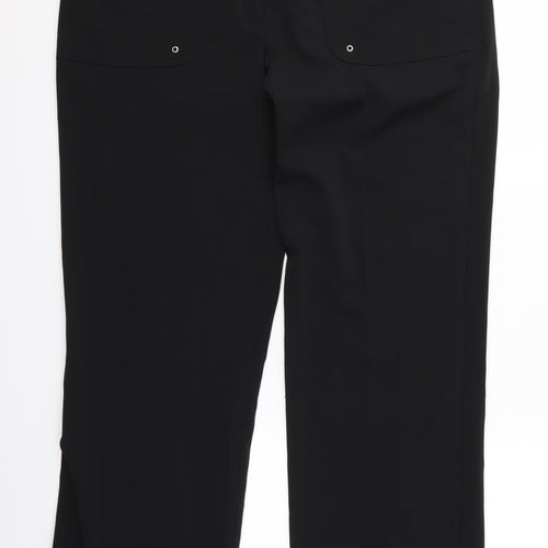 pas Womens Black   Trousers  Size 44 L30 in