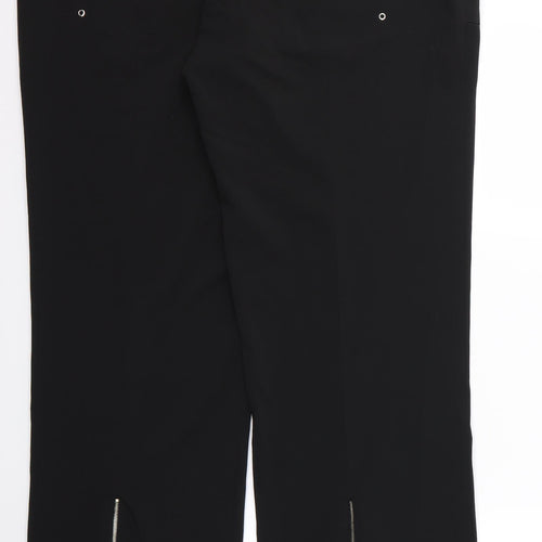 pas Womens Black   Trousers  Size 44 L30 in