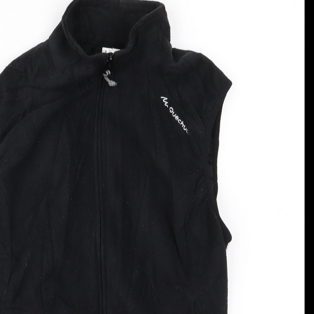 Preworn Womens Black   Gilet Jacket Size 2XS