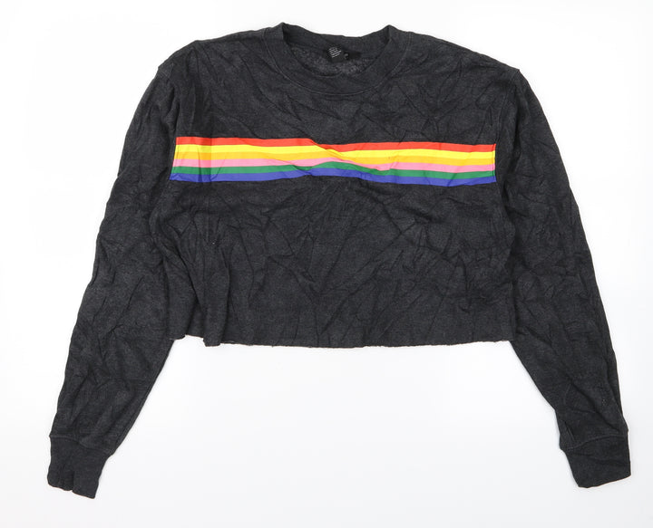 FOREVER 21 Womens Multicoloured Pullover Jumper Size M
