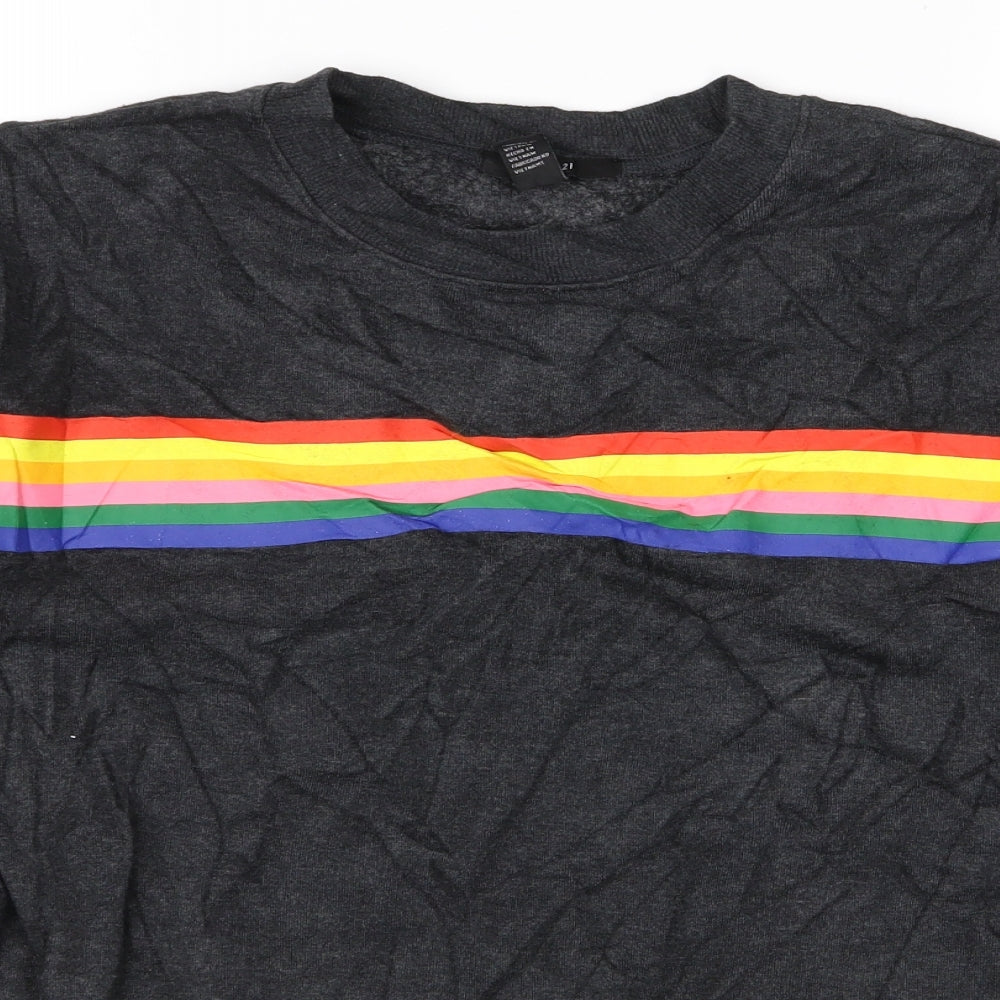 FOREVER 21 Womens Multicoloured   Pullover Jumper Size M