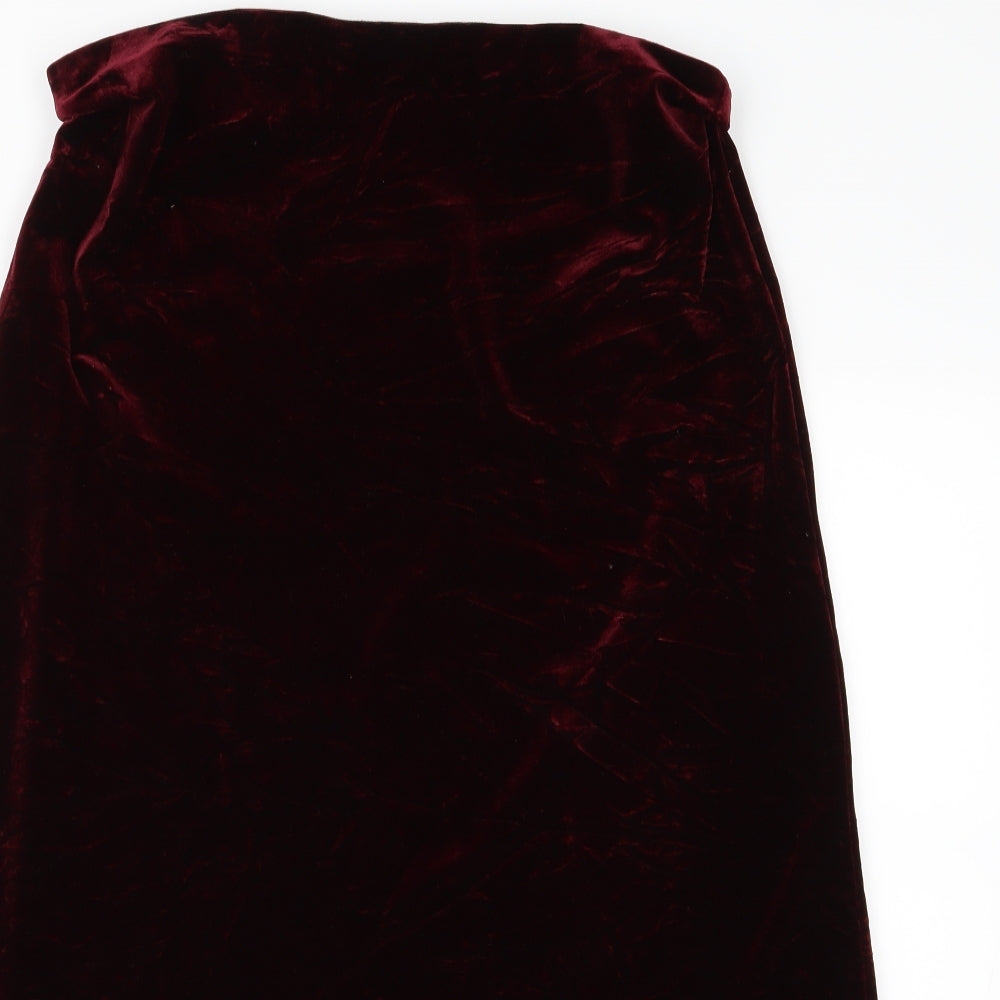 Preworn Womens Red   Straight & Pencil Set Size 16