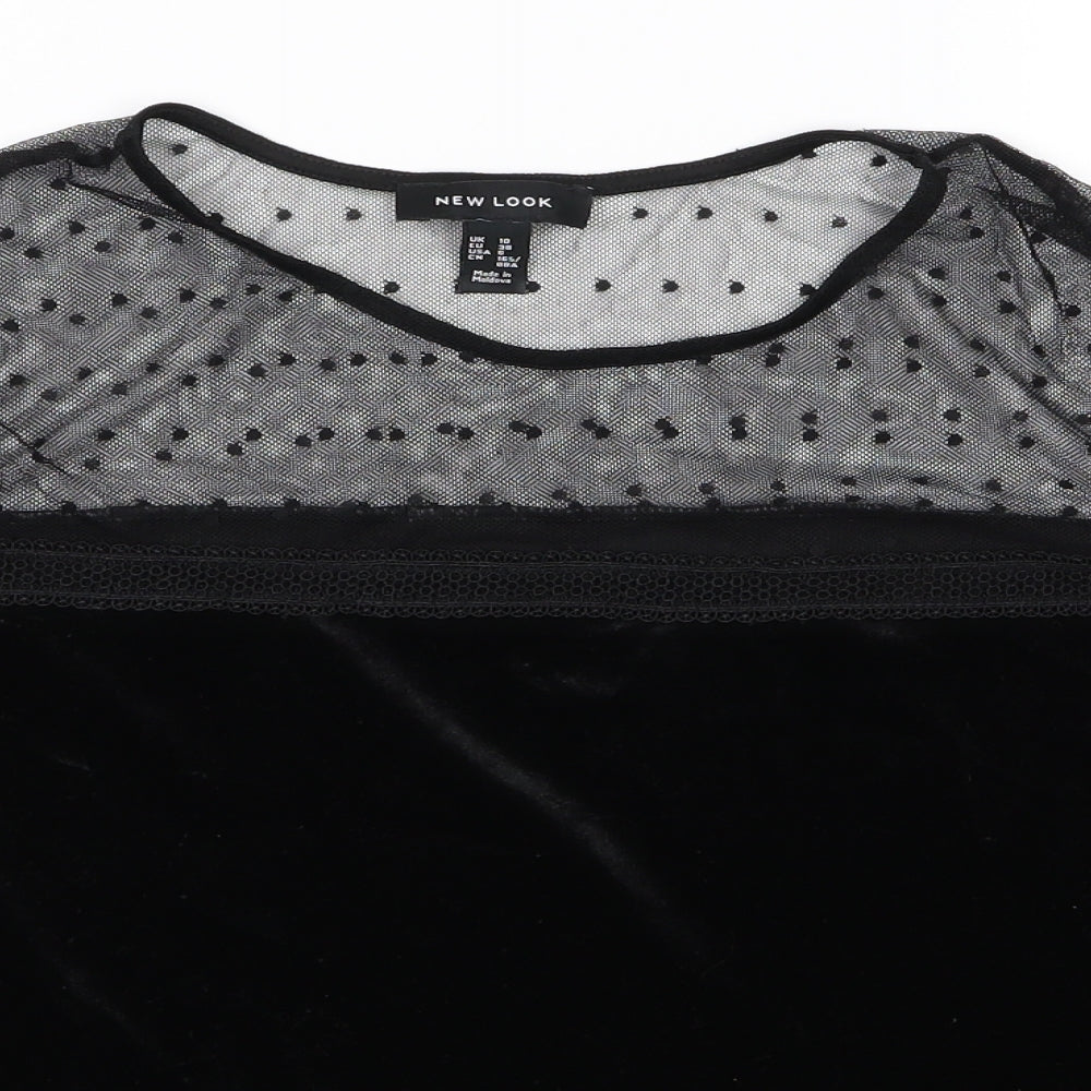 New Look Womens Black   Basic T-Shirt Size 10