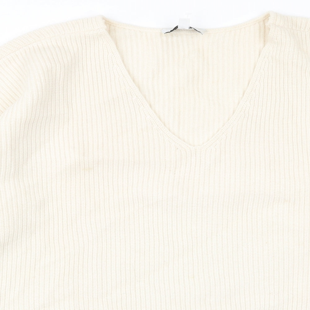 Preworn Womens White   Pullover Jumper Size XS