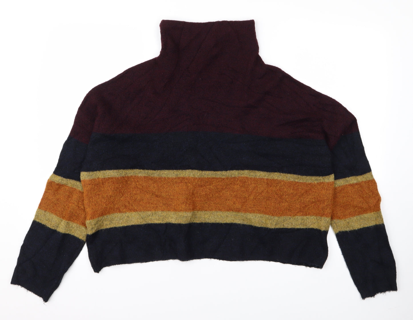 New Look Womens Multicoloured Striped  Pullover Jumper Size L