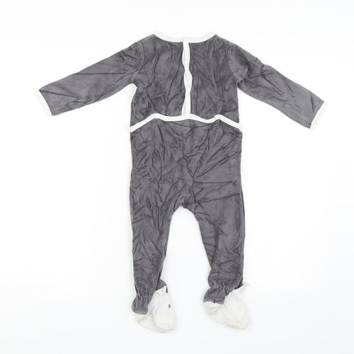 Du Pareil au meme Baby Grey   Babygrow One-Piece Size 24 Months