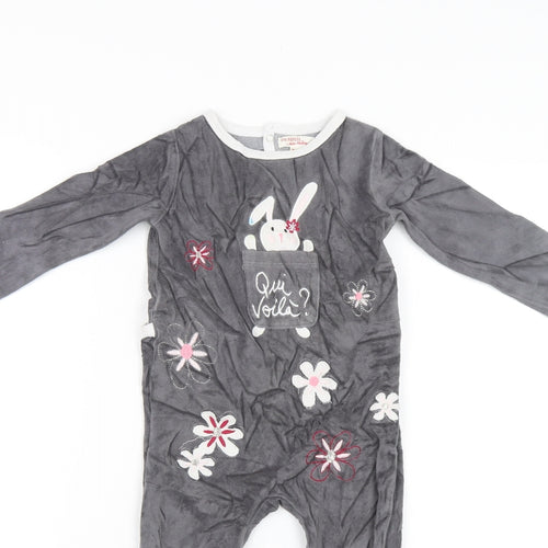 Du Pareil au meme Baby Grey   Babygrow One-Piece Size 24 Months