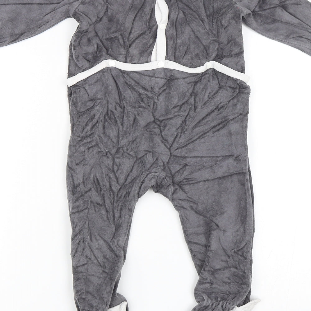 Du Pareil au meme Baby Grey   Babygrow One-Piece Size 24 Months