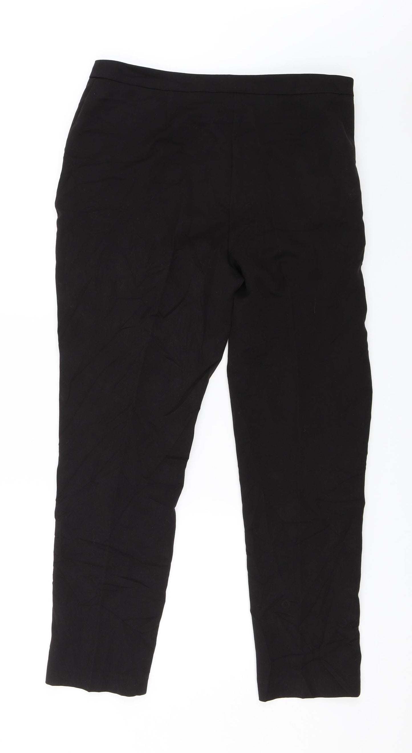 F&F Womens Black   Dress Pants Trousers Size 14 L26 in