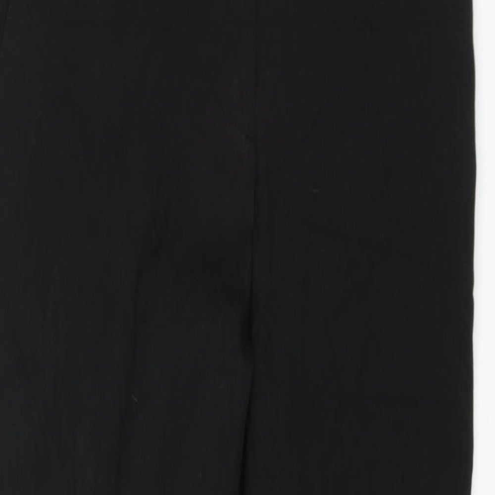 H&M Womens Black   Chino Trousers Size 4 L20 in