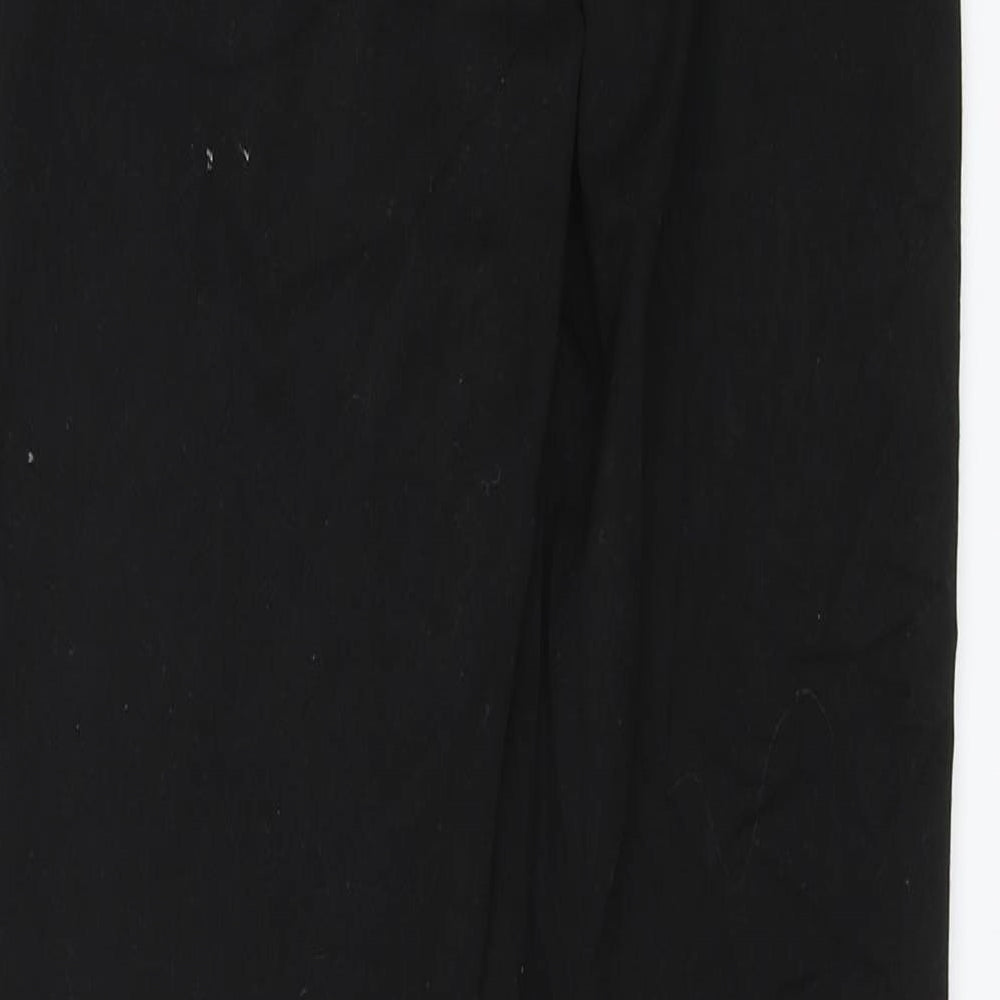 H&M Womens Black   Chino Trousers Size 4 L20 in
