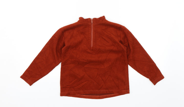 Maya Boys Orange   Pullover Jumper Size 6 Years