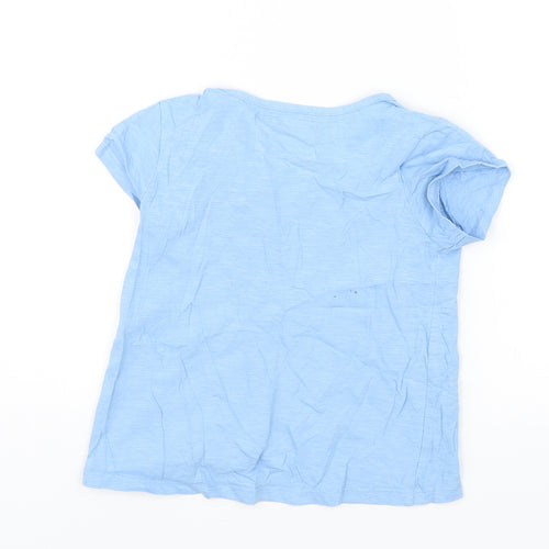 TU Girls Blue   Basic T-Shirt Size 6 Years