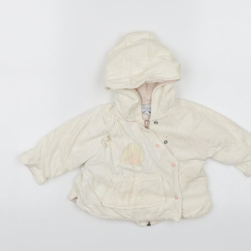 Kiabi Baby White   Jacket  Size 6-9 Months