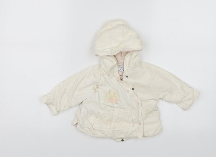Kiabi Baby White   Jacket  Size 6-9 Months