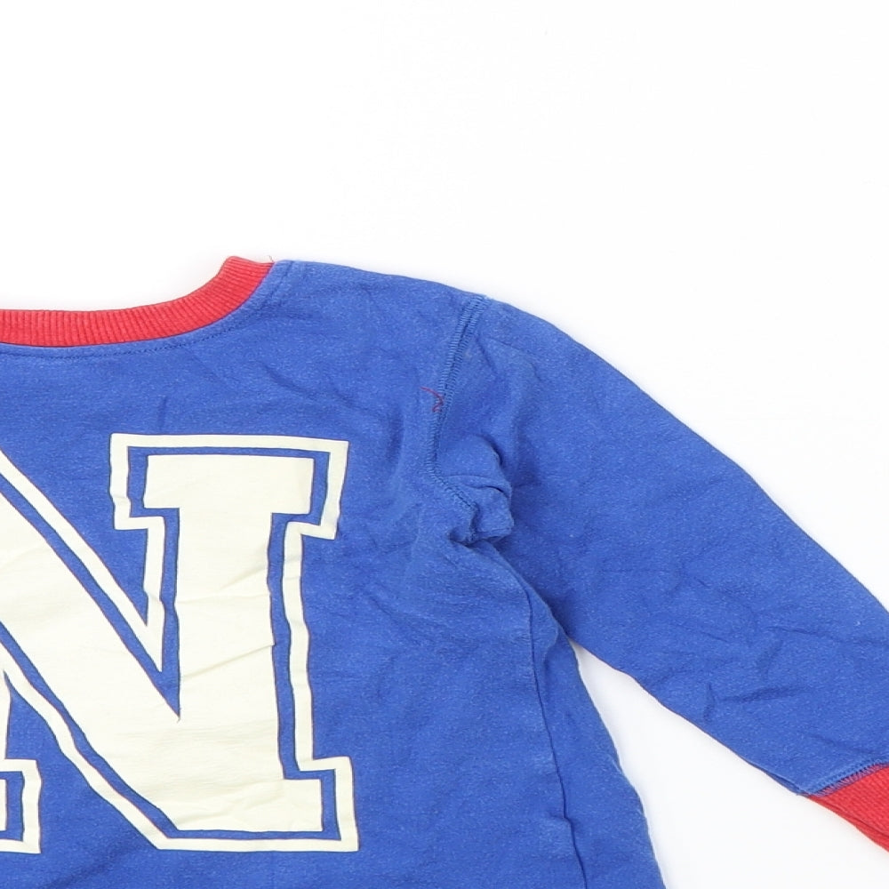 NEXT Boys Blue Solid   Pyjama Set Size 2-3 Years  - N