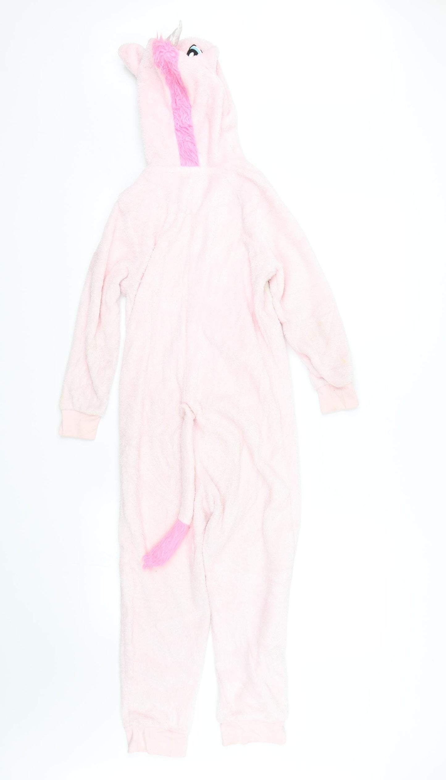 H&M Girls Pink Solid  Top One Piece Size 7-8 Years  - Unicorn