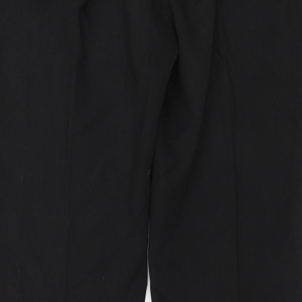 M&S Womens Black   Dress Pants Trousers Size 12 L25 in