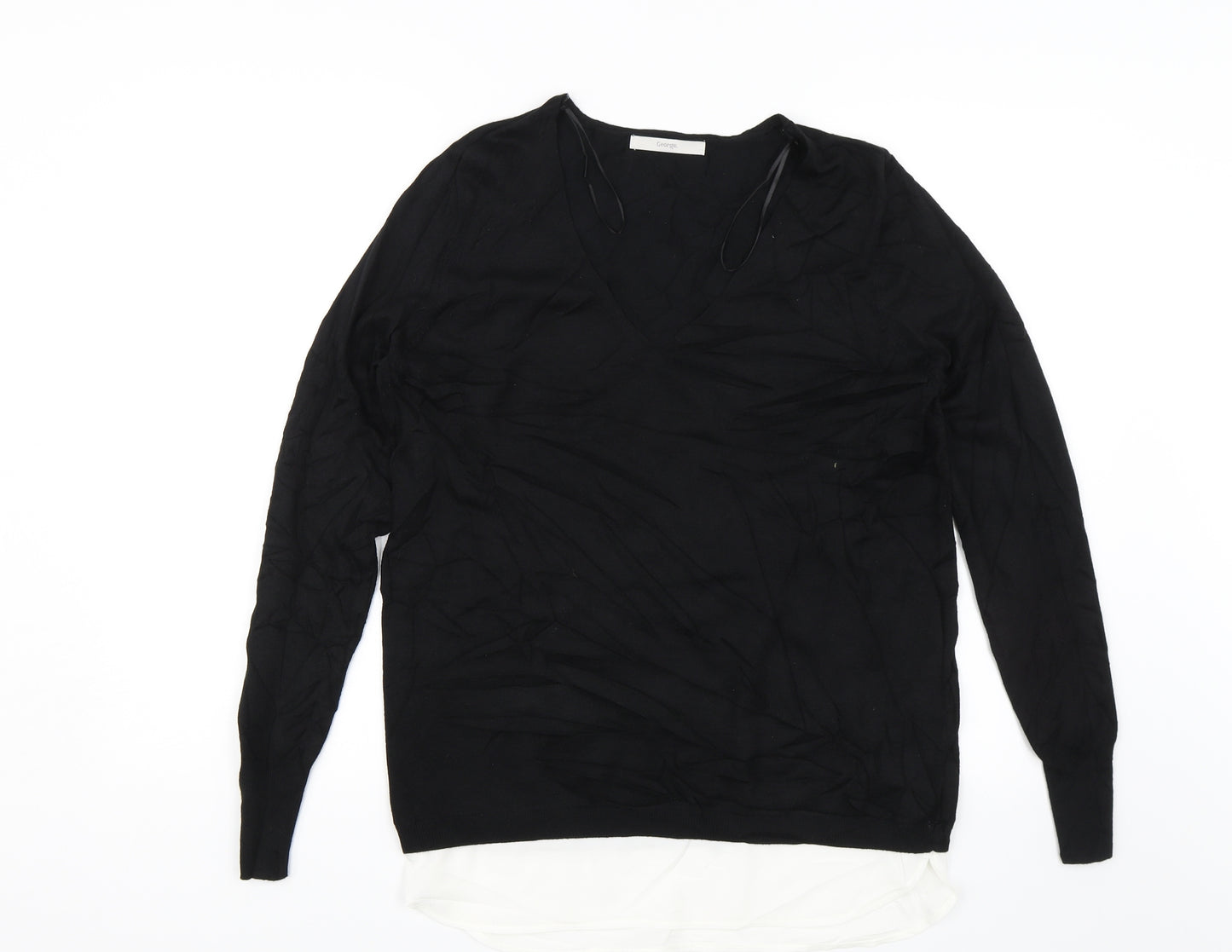 George Womens Black   Pullover Jumper Size 10