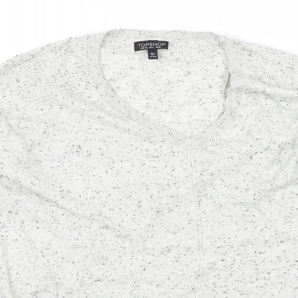 Topshop Womens Grey   Pullover Jumper Size 8