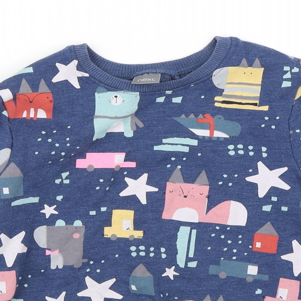 NEXT Boys Blue   Pullover Jumper Size 6-7 Years
