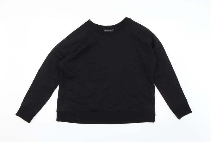 PRETTYLITTLETHING Womens Black   Pullover Jumper Size L