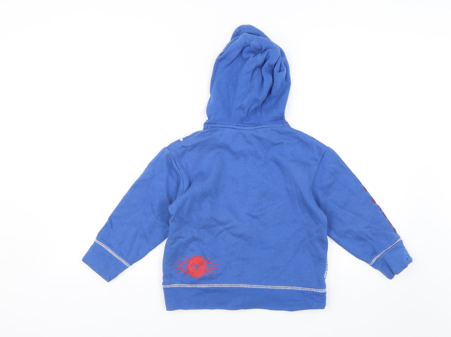 NEXT Boys Blue   Pullover Hoodie Size 6 Years  - Spiderman