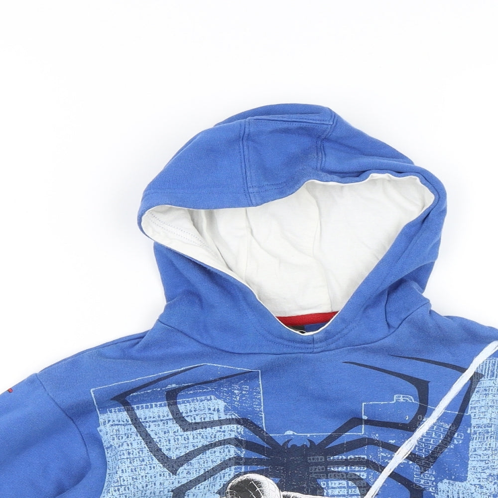 NEXT Boys Blue   Pullover Hoodie Size 6 Years  - Spiderman