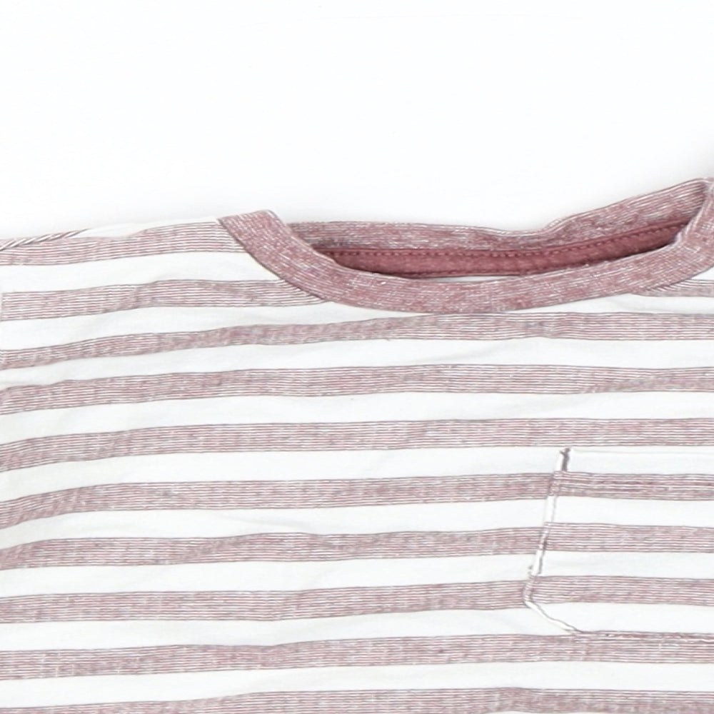 Matalan Baby White Striped  Pullover Jumper Size 3-6 Months