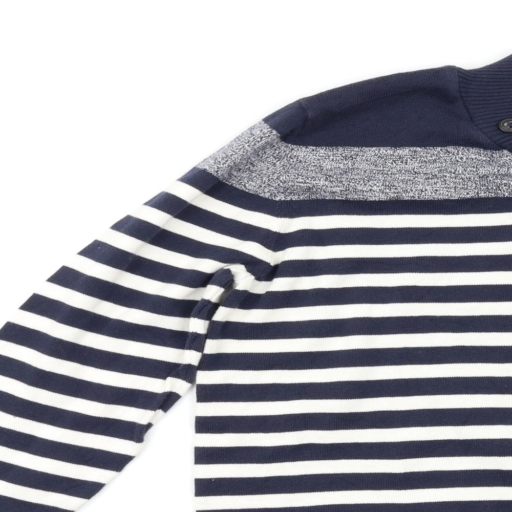 Matalan Boys Multicoloured Striped  Pullover Jumper Size 13 Years