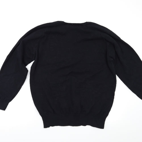 Ctrue Mens Black   Pullover Jumper Size L