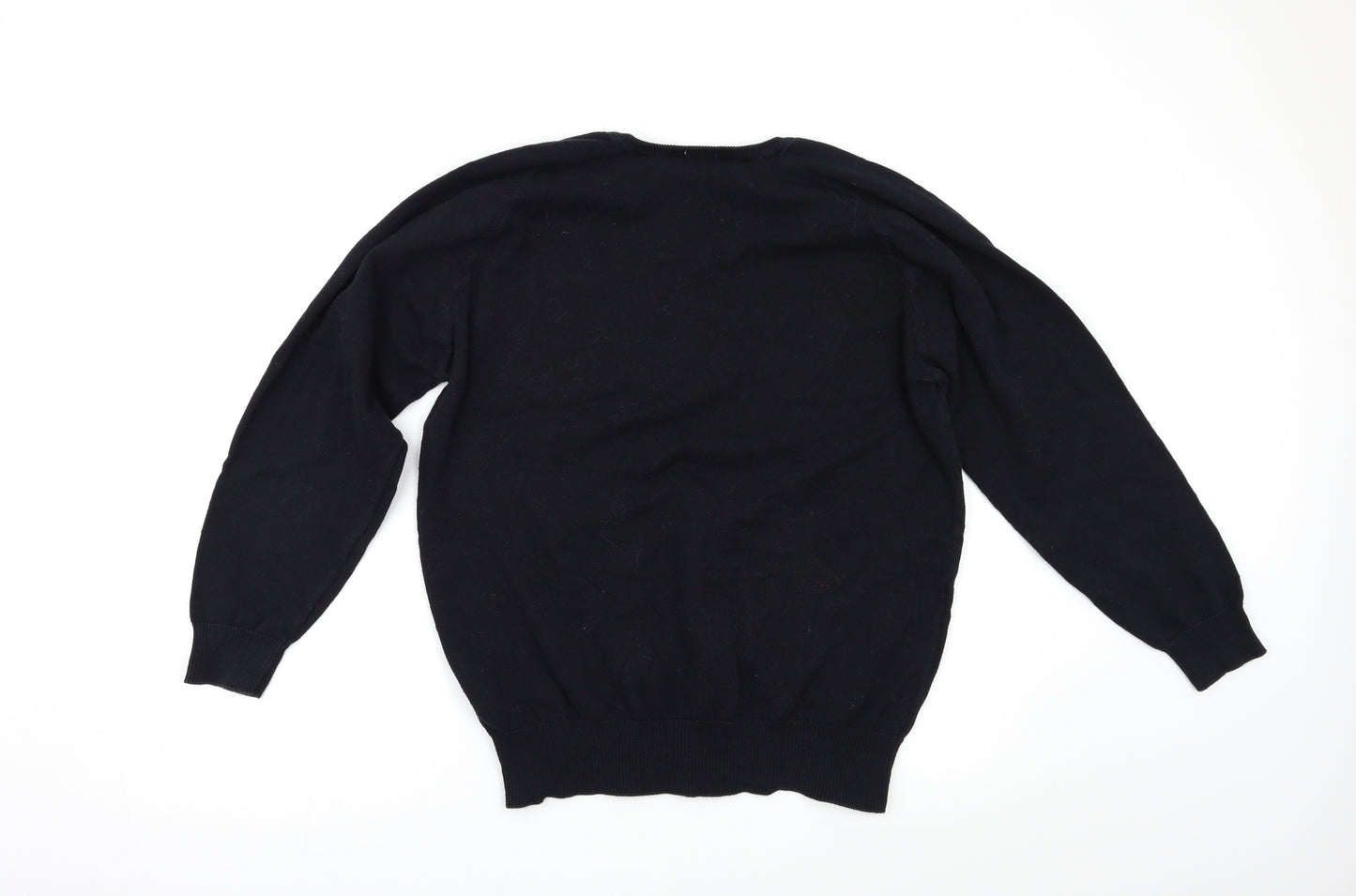 Ctrue Mens Black   Pullover Jumper Size L