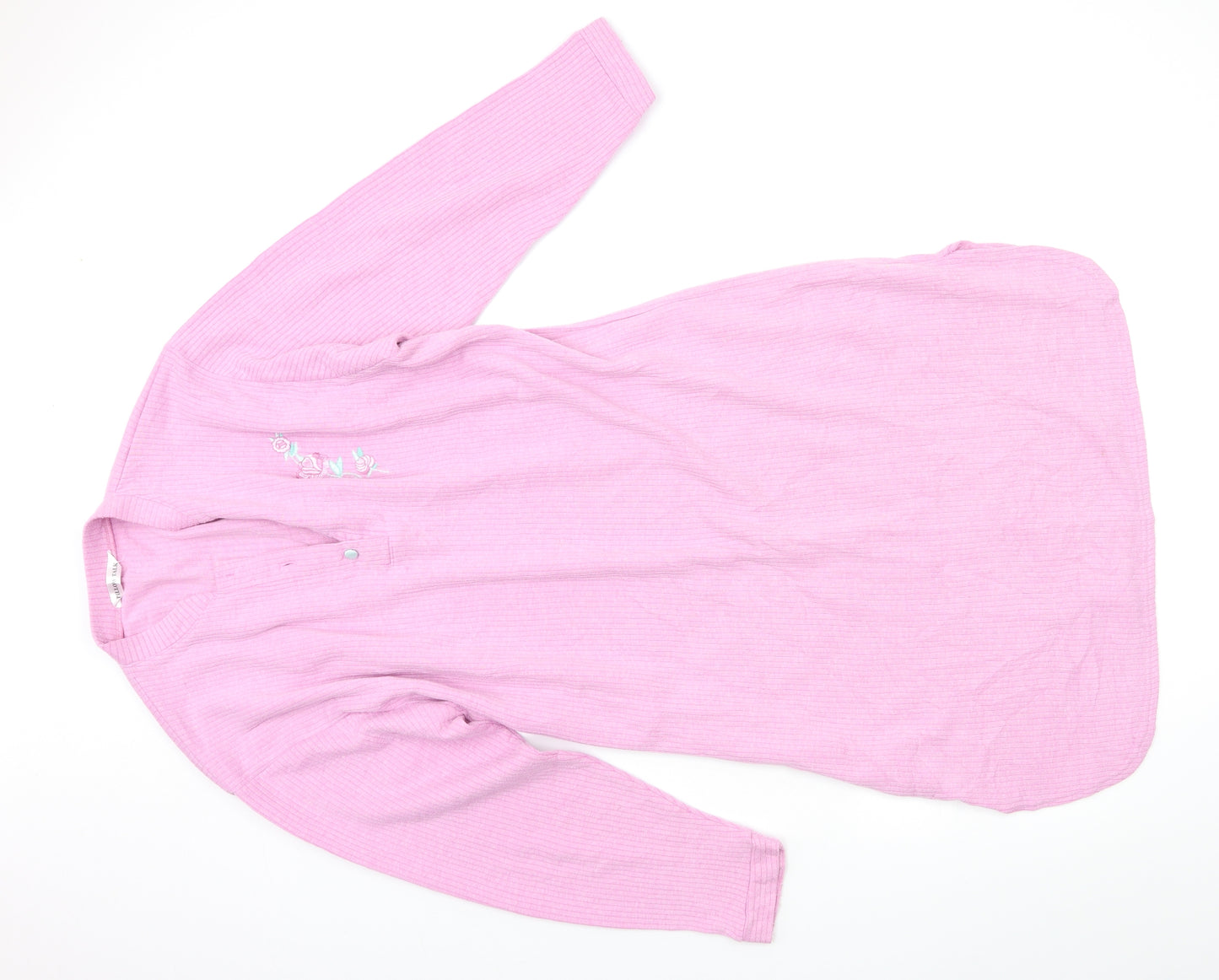 pillow Talk Womens Pink   Kimono Nightshirt Size L