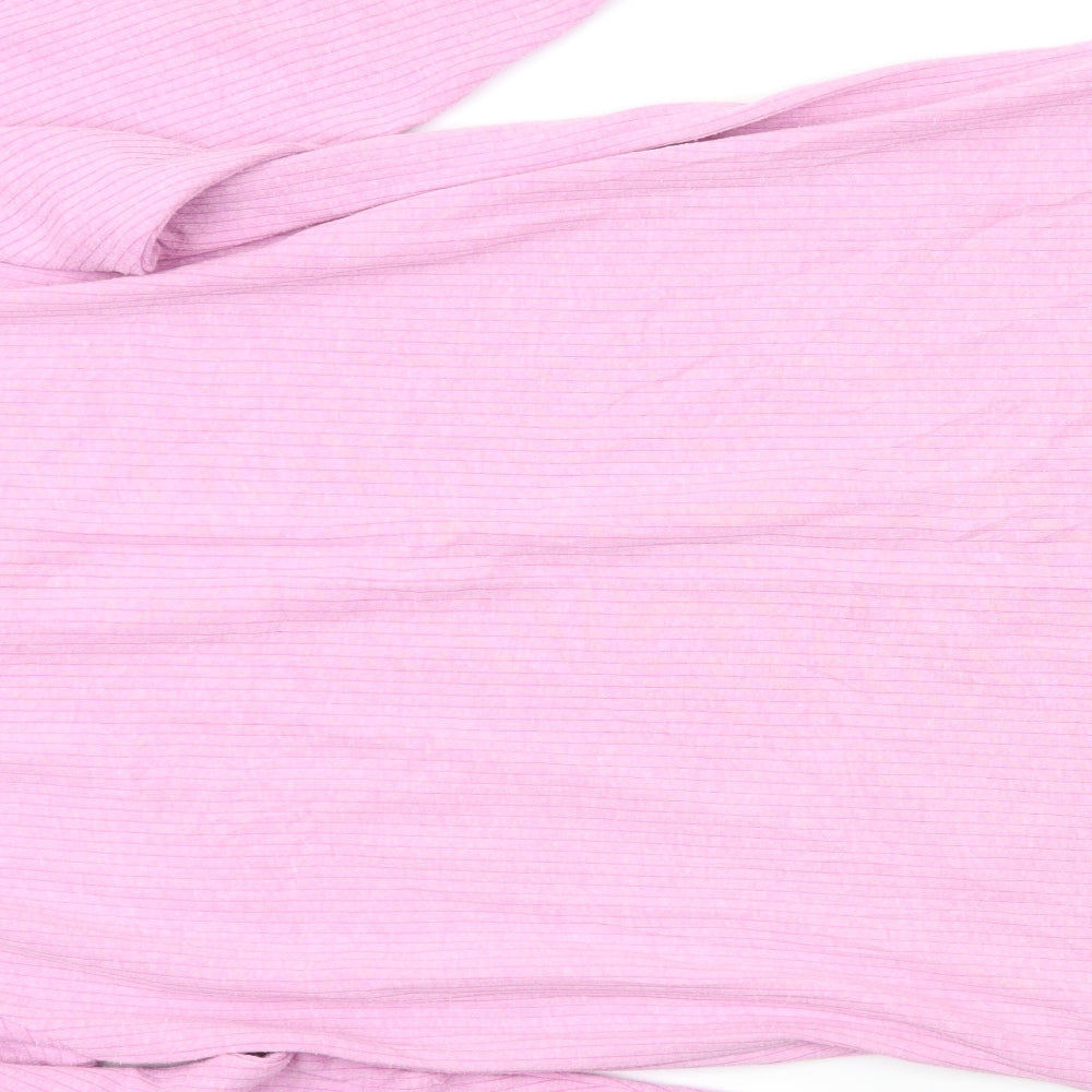 pillow Talk Womens Pink   Kimono Nightshirt Size L