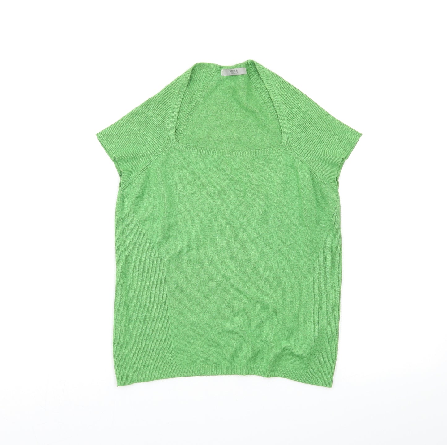 M&S Womens Green   Pullover Jumper Size 12