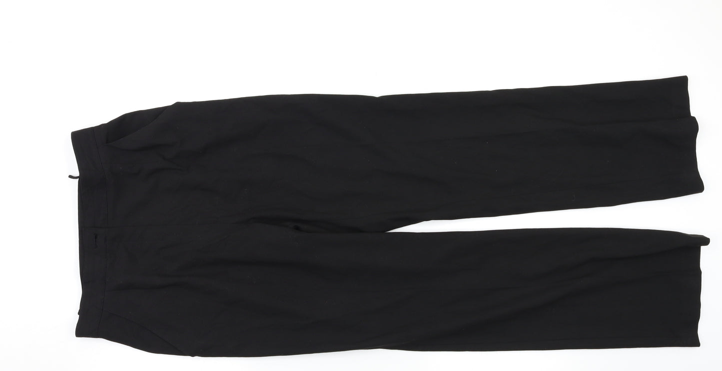 Preworn Womens Black   Dress Pants Trousers Size 14 L28 in