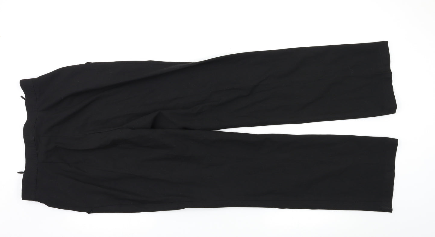 Preworn Womens Black   Dress Pants Trousers Size 14 L28 in