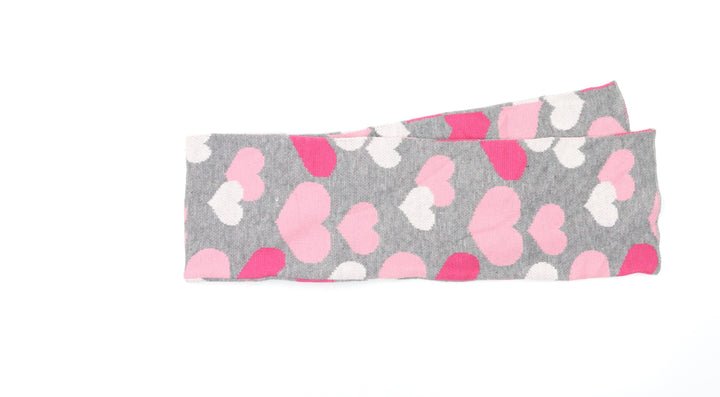 Preworn Girls Pink Geometric  Scarf Scarves & Wraps Size Regular