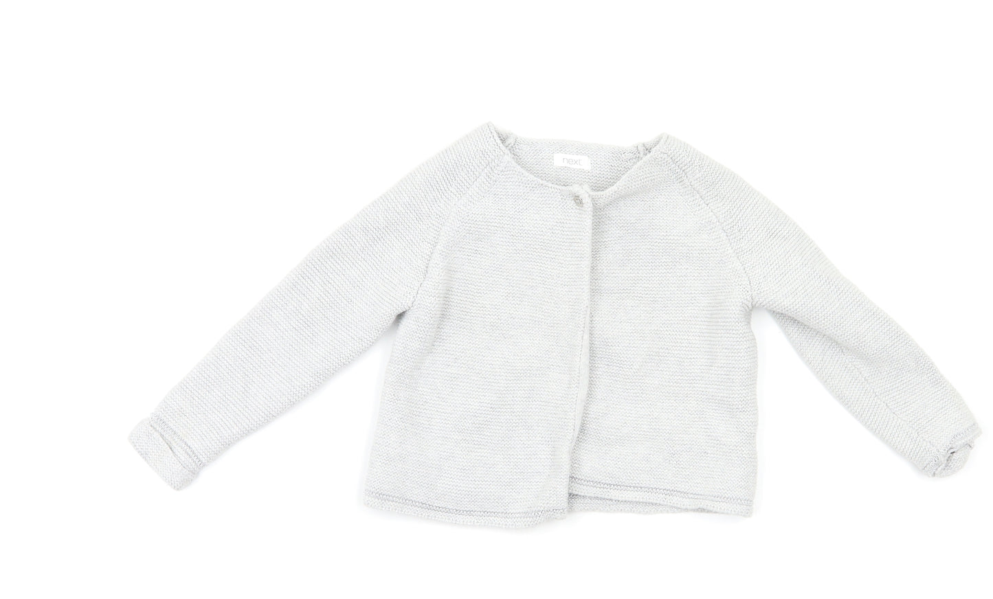 NEXT Girls Grey   Cardigan Jumper Size 3-4 Years