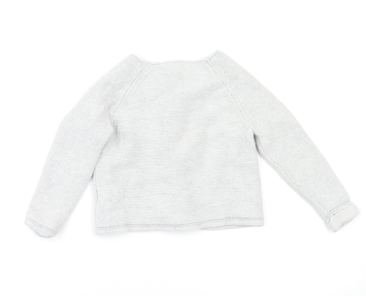 NEXT Girls Grey   Cardigan Jumper Size 3-4 Years