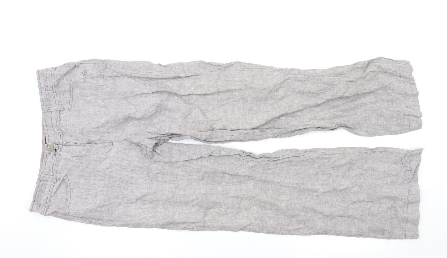 Olsen Womens Grey   Trousers  Size 10 L28 in