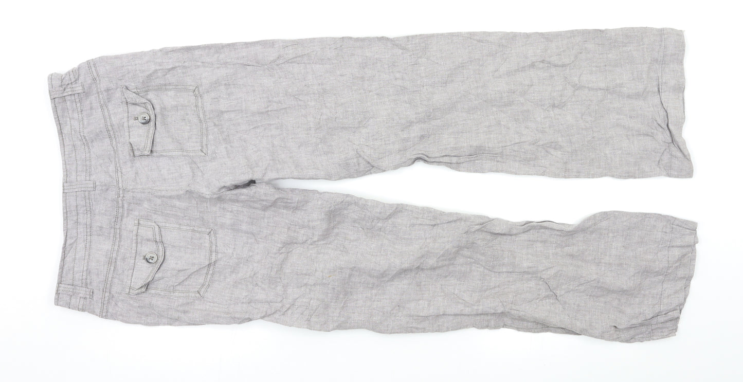 Olsen Womens Grey   Trousers  Size 10 L28 in