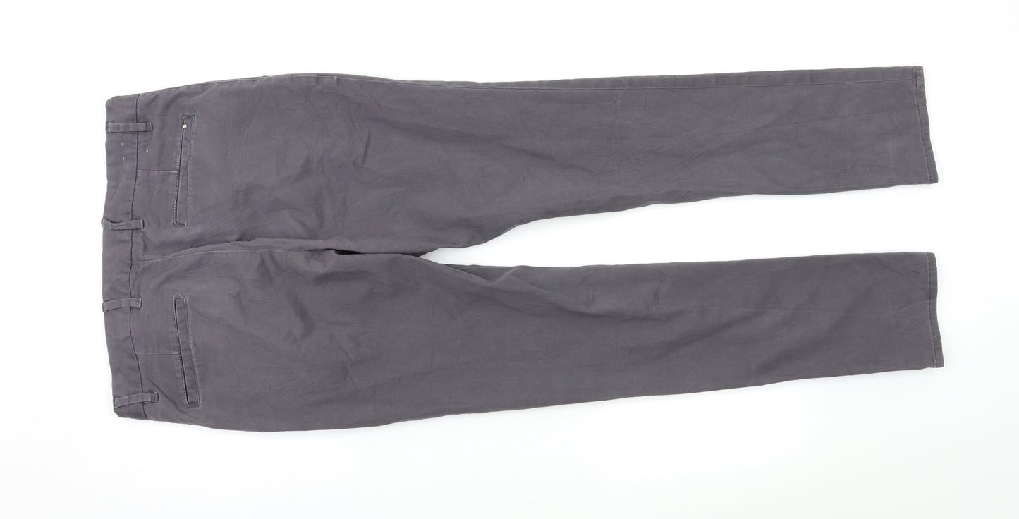 All Saints Womens Grey   Trousers  Size 10 L30 in
