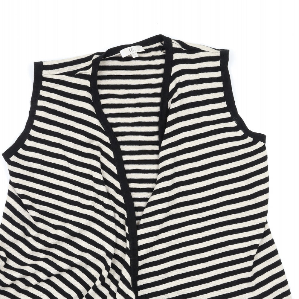 CC Womens Multicoloured Striped  Cardigan Jumper Size M